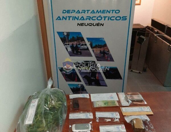 Senillosa: Desbaratan un narco kiosco