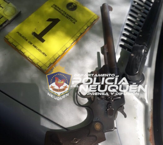 Personal Policial demora a dos hombres por generar  lesiones con un arma de fuego