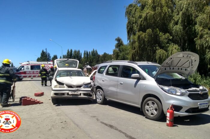 Siniestro vial por alcance sobre la ruta Nac. 40 en San Martín de los Andes