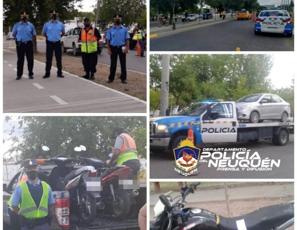 Personal secuestró vehículos en operativo de prevención