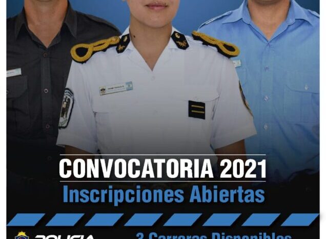 Están abiertas las inscripciones para ingresar a la Policía