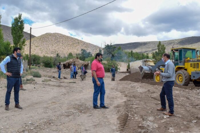 Gutiérrez supervisó las tareas de remediación en Barrancas