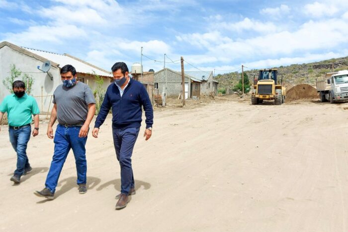 Barrancas: Avanza la reconstrucción luego del temporal