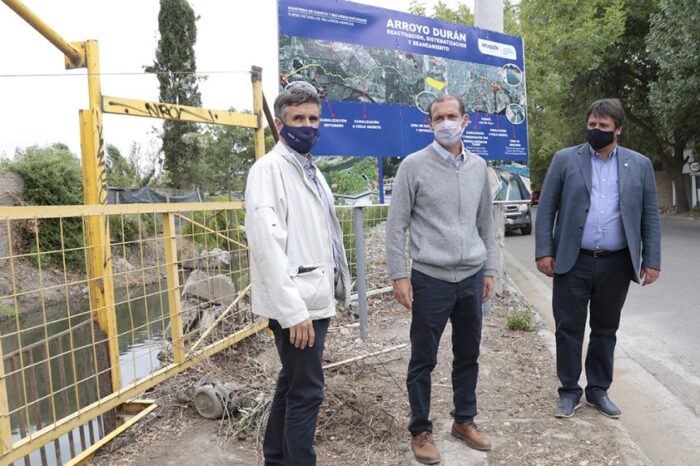 Avanza la obra de sistematización y embellecimiento del Arroyo Durán