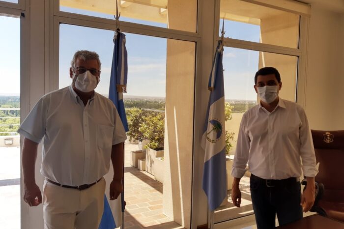 Corazini realizó gestiones para la post pandemia en la capital neuquina