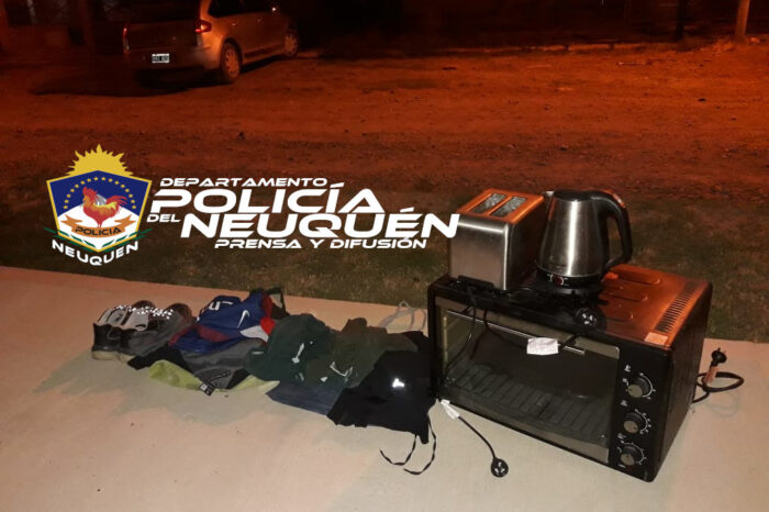 Demoran a un joven por robo de electrodomésticos en una vivienda