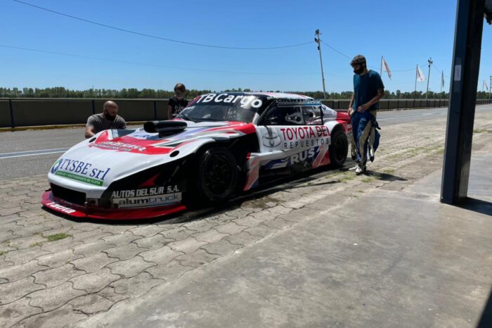 Fabrizio Benítez ya esta probando la Chevy de TCPM
