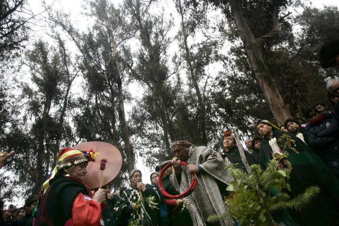 GEJIPUN MAPUCE (Ceremonia Mapuche) en la base del Volcán Lanín