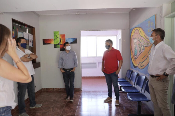 En su recorrida por la provincia el vicegobernador Marcos Koopmann visitó la localidad de Villa El Chocón