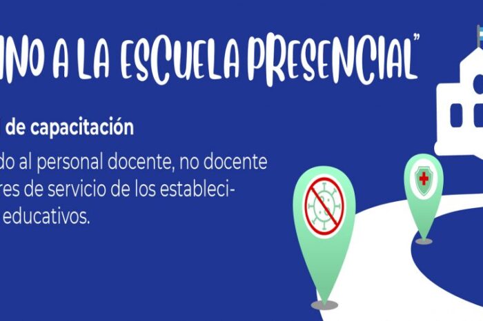 Educación realizará una capacitación para el regreso a la escuela presencial