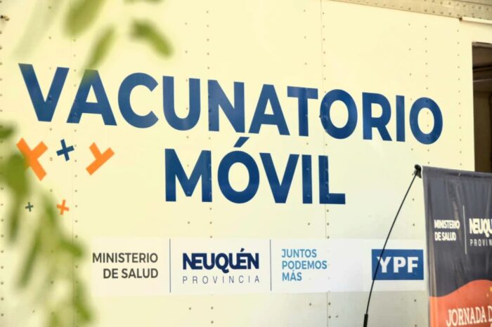 Continúan los vacunatorios móviles en febrero