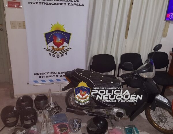 Demorados en allanamientos por robo en Zapala