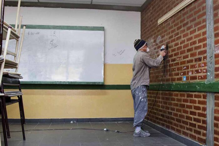 Se inician nuevas obras en establecimientos educativos