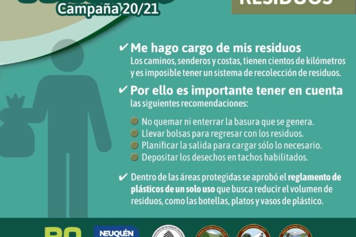 Campaña de prevención “Solo Huellas 20/21”: Me hago cargo de mis residuos