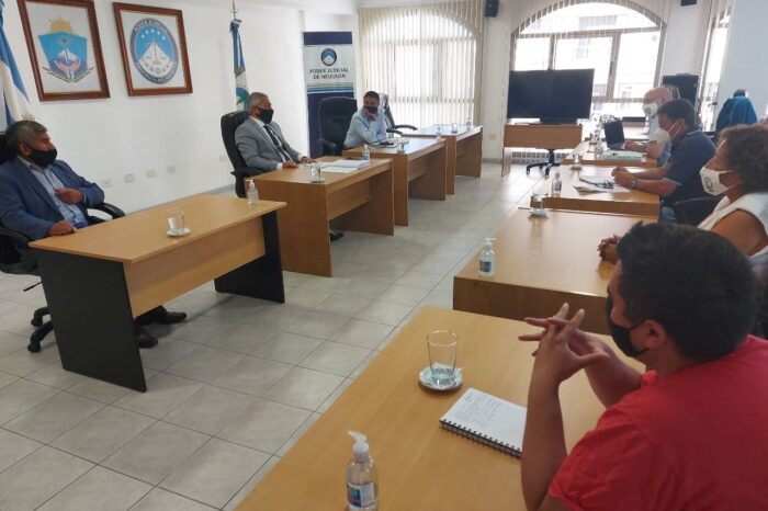 Esta mañana se efectuó la reunión con representantes del TSJ sin obtener una respuesta concreta a los reiterados reclamos de los trabajadores