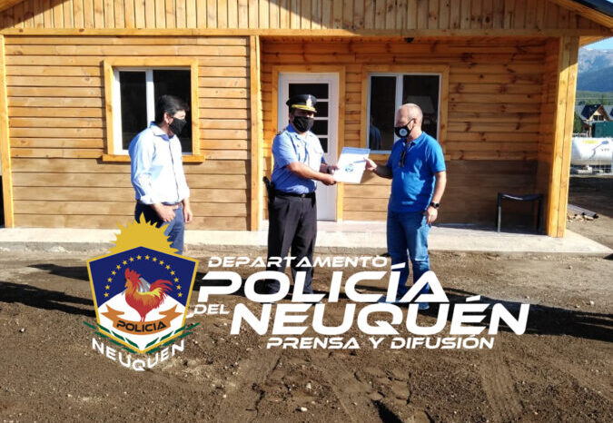 Entregan vivienda Institucional al Destacamento Policial en Moquehue