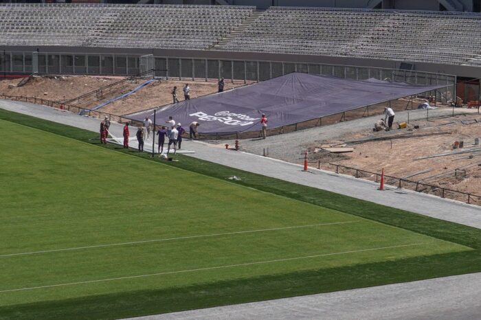 Está listo el césped de última generación del estadio de River y se estrena el sábado