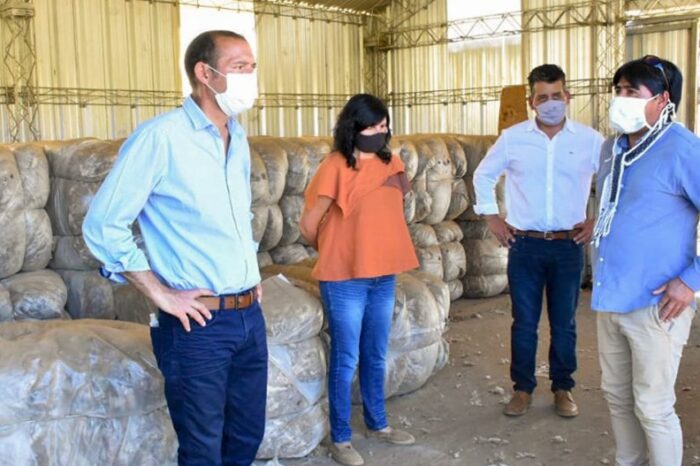 Gutiérrez recorrió emprendimientos productivos en Aluminé
