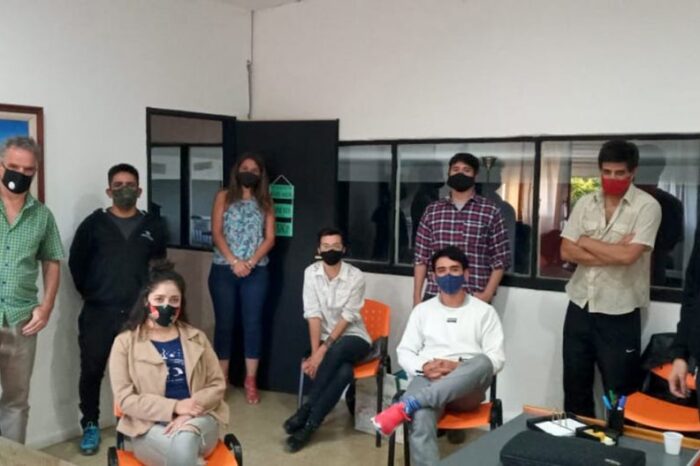 Primera reunión del programa Muralismo Colectivo en Zapala