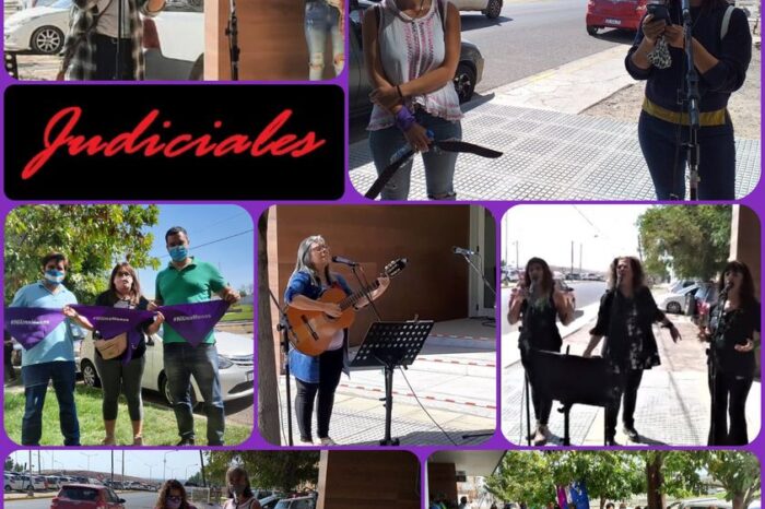 Judiciales: Jornada de Reflexión y Denuncia frente a la oficina de Violencia en Neuquén capital