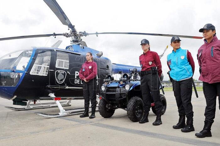 Más de mil efectivos policiales, helicópteros y perros adiestrados buscan a Maia en el conurbano