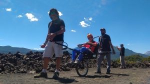 Parques Nacionales incorporó sillas de ruedas adaptadas para senderismo en zonas agrestes