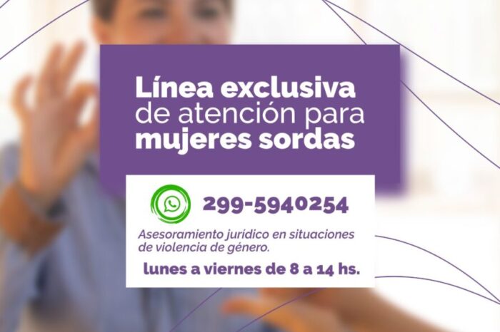 Neuquén: Brindan asesoramiento legal a mujeres sordas en situación de violencia de género
