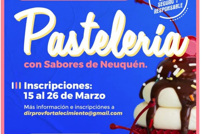 La Secretaria de Turismo de Villa La Angostura invita a participar del “I Concurso provincial de Pastelería con sabores neuquinos”