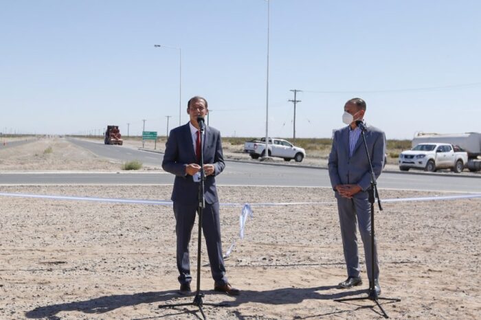 Gutiérrez y el presidente Fernández inauguraron duplicación de calzada en Ruta 51