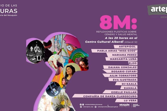 8M: Reflexiones plásticas sobre género y salud mental en el Centro Cultural Alberdi