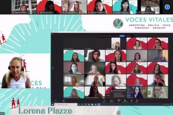 Neuquén formó parte de la caminata de “Voces vitales” del Cono Sur