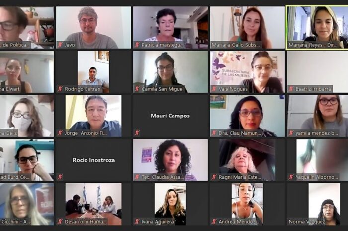 La violencia laboral fue el eje del encuentro con las áreas y Consejos de Mujeres de los gobiernos locales