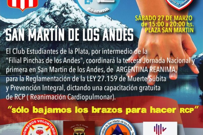 Argentina Reanima dice presente en San Martín de los Andes