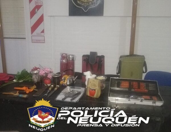 Picún Leufú: Recuperan en  allanamiento elementos robados de un comercio