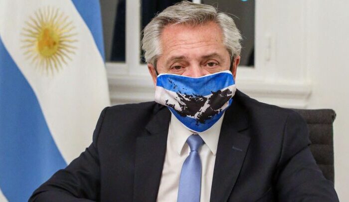Alberto Fernández dio positivo de coronavirus