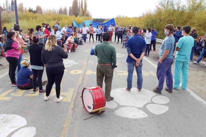Continúa el corte de ruta en Junín de los Andes