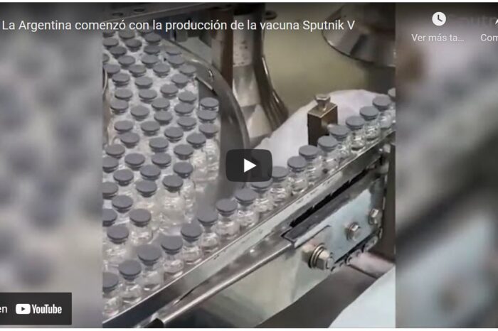 La Argentina comenzó con la producción de la vacuna Sputnik V