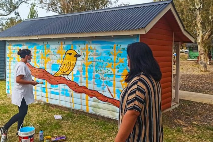 Pabla Arias contribuye en la renovación de la Ciudad de los Niños