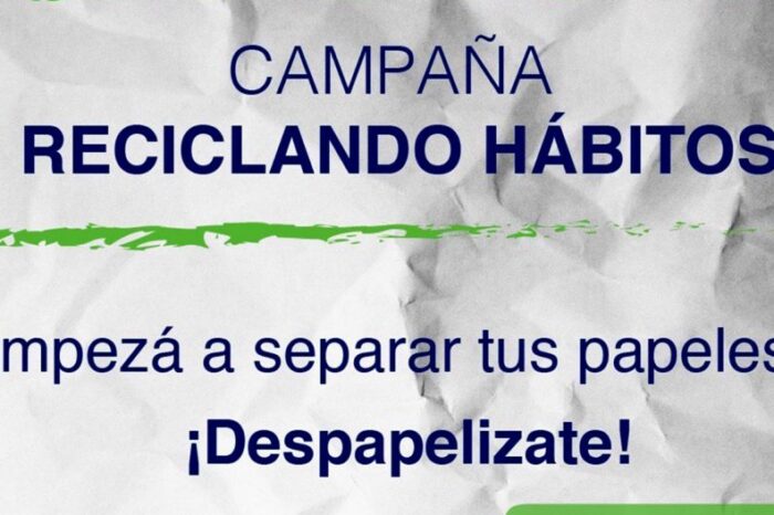 Realizarán una campaña de reciclado de papel