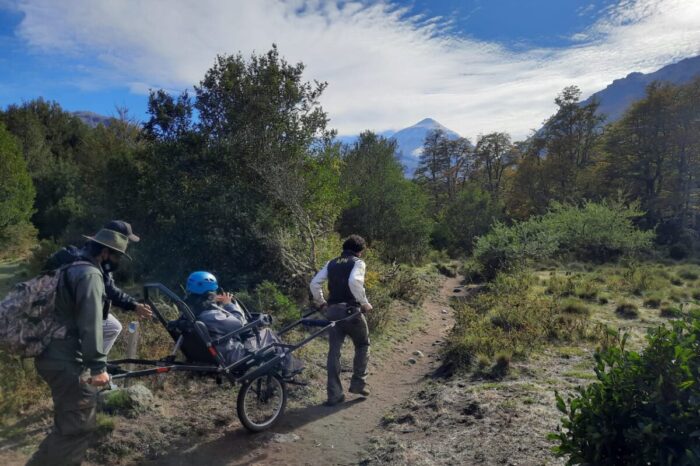 El Parque Nacional Lanín realizó un nuevo relevamiento en turismo accesible
