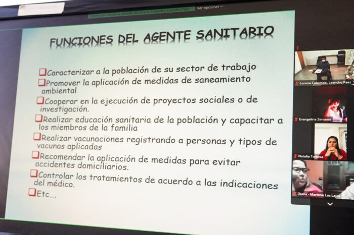 Comenzó el curso anual de agentes sanitarios en la provincia