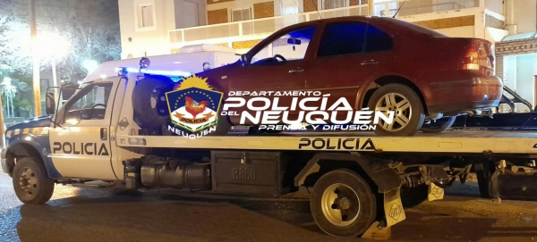 Cutral Có: Borracho transgrediendo el horario de circulación, fue demorado y le secuestraron su automóvil