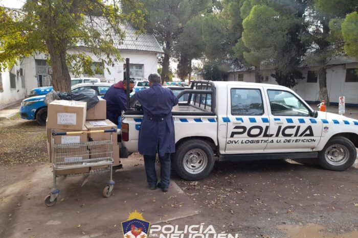 Continua la entrega de elementos de Bioseguridad para el Personal Policial