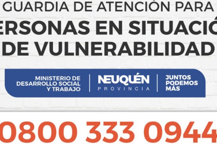 Provincia habilitó un 0800 para la atención de personas en situación de vulnerabilidad social