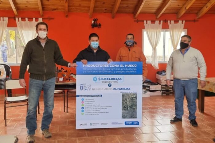 Avanzan las obras de Desarrollo Rural en El Huecú