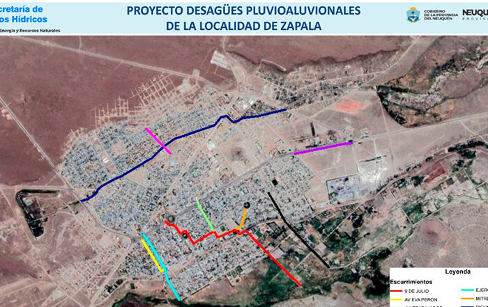 Desagües pluvioaluvionales para la localidad de Zapala