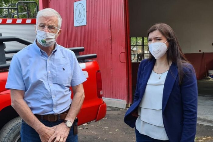 Merlo se reunió en San Patricio del Chañar con el intendente Bertoya por temas de seguridad