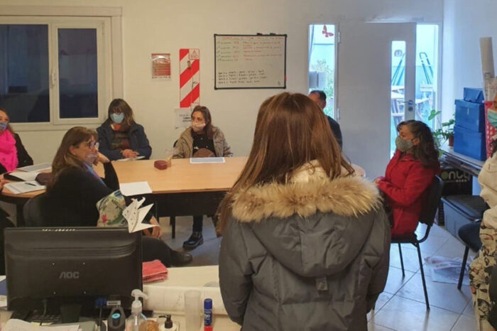 Trabajo articulado con pasantes del Instituto Los Cerezos Sur