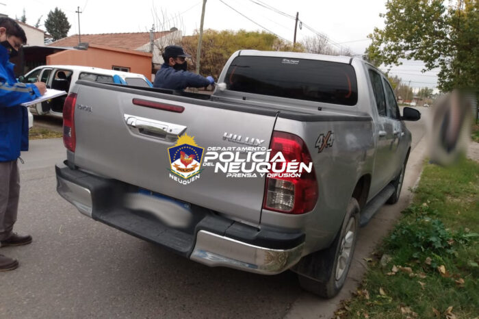 Personal del Departamento Sustracción de Automotores recuperó dos camionetas robadas
