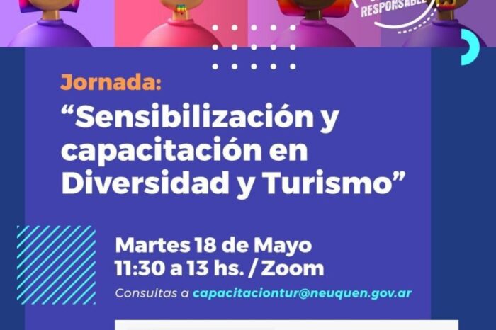 Se desarrollará la 2° Jornada de Sensibilización y Capacitación en Diversidad y Turismo